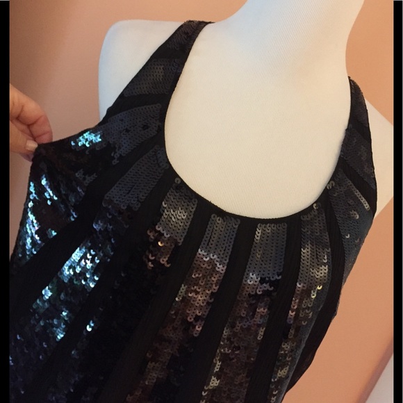 Juicy Couture All Silk Sequin Starburst Mini Dress - Picture 7 of 8